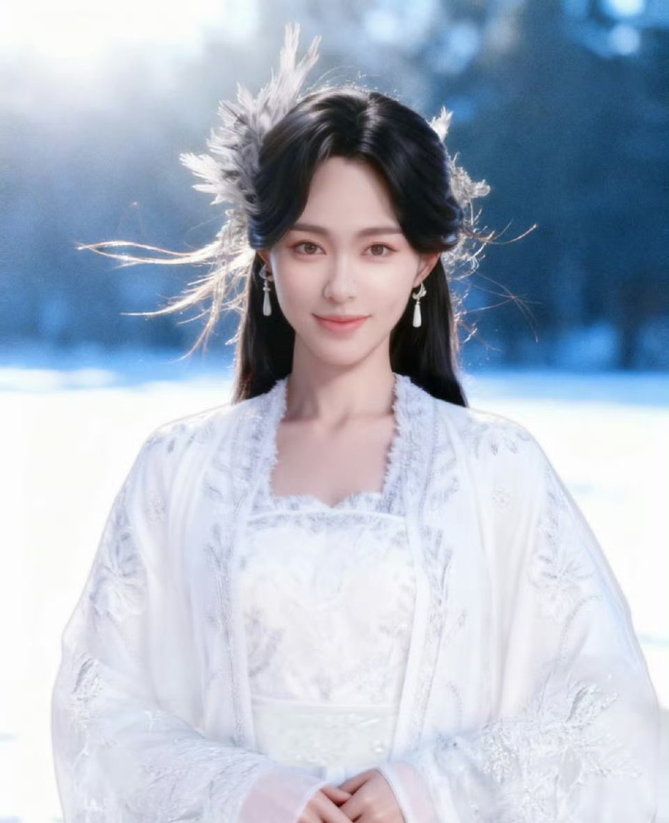 唐嫣在锦绣未央的造型本来是图一，据说因为太仙换成图二造型......