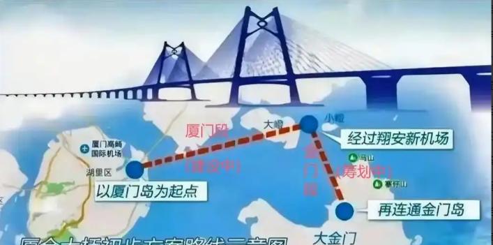 大陆正式宣布了不管台湾当局同不同意、支不支持，厦金大桥工程照常开工，目前已稳