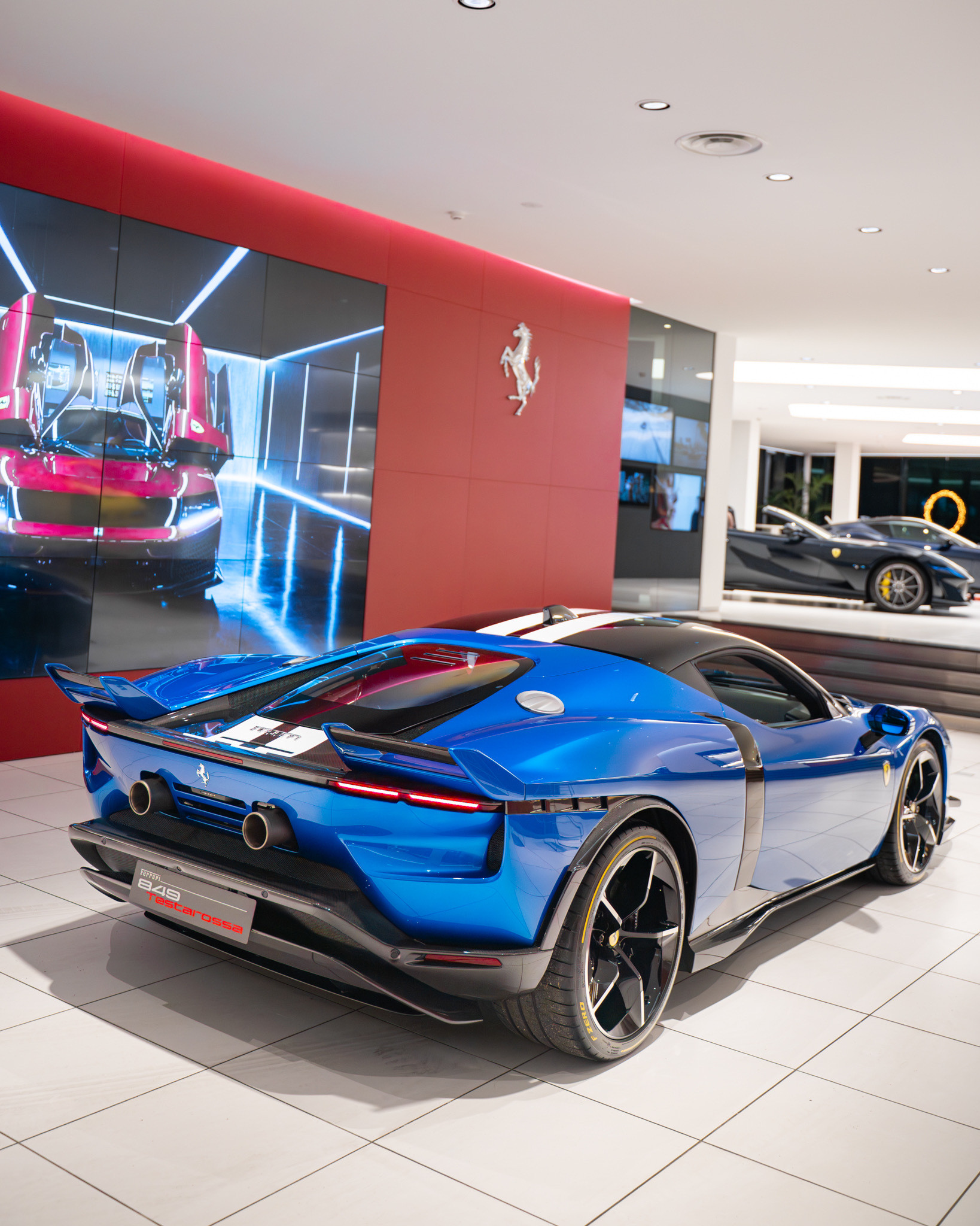 法拉利849Testarossa。凭借惊人的1,050cv输出，它成为迄今为