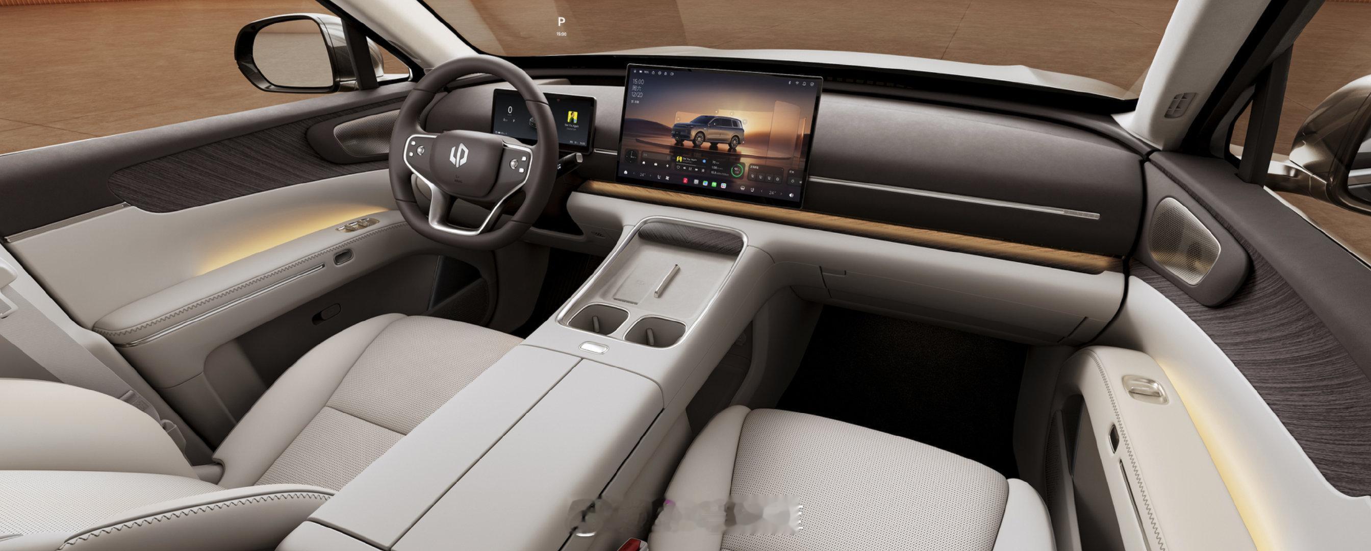 零跑D19的官方内饰图怎么样我觉得除了那块仪表屏其他的看着都挺高级不过没有副驾屏