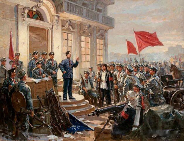 南昌起义（八一南昌起义）1927年8月1日，在周恩来为书记的中共前敌委员会