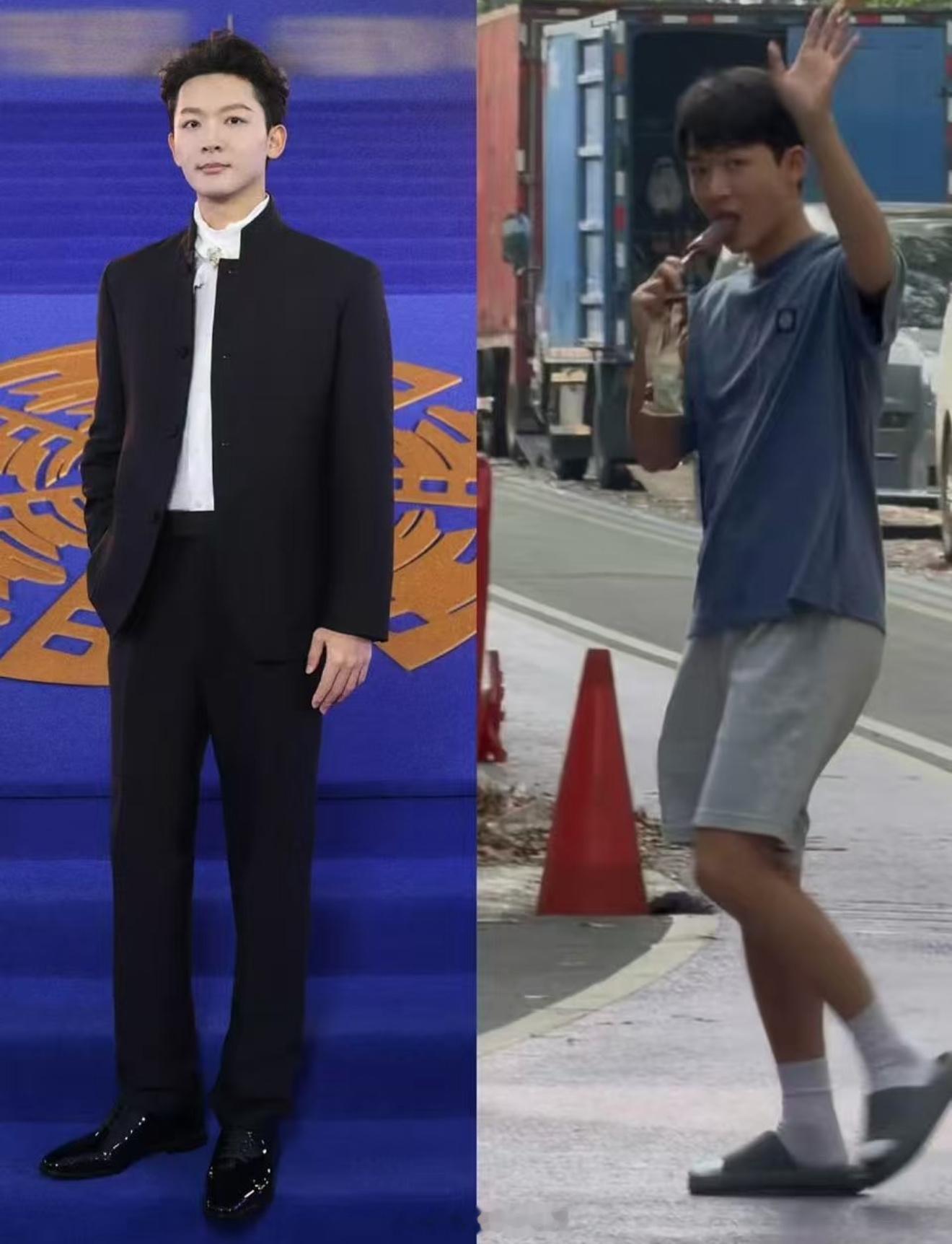 白鹿广东凉鞋其实不只白鹿，之前李现、张晚意在广东拍戏，路透看到的也是大裤衩和拖鞋