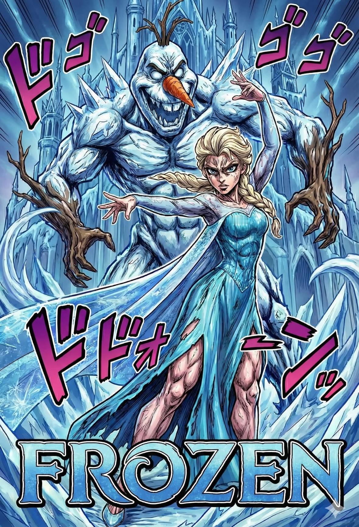 当公主遇上JoJo，还有有了六塊腹肌的雪宝，大家都不用王子保护了！2025动漫