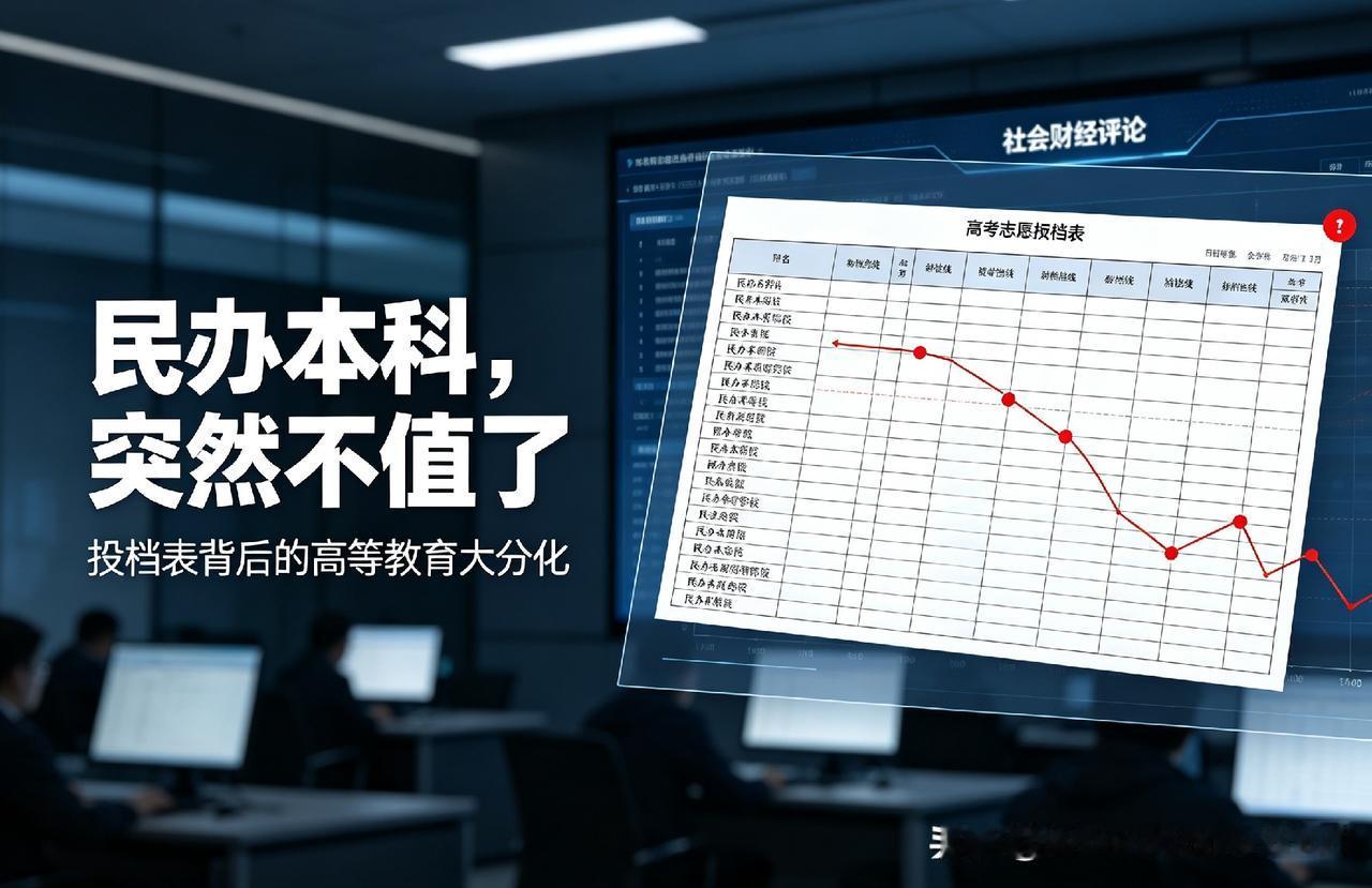 高校从扩招到萎缩的乖点已经来临投档表冰冷预警：民办本科集体遇冷，高等教育大分