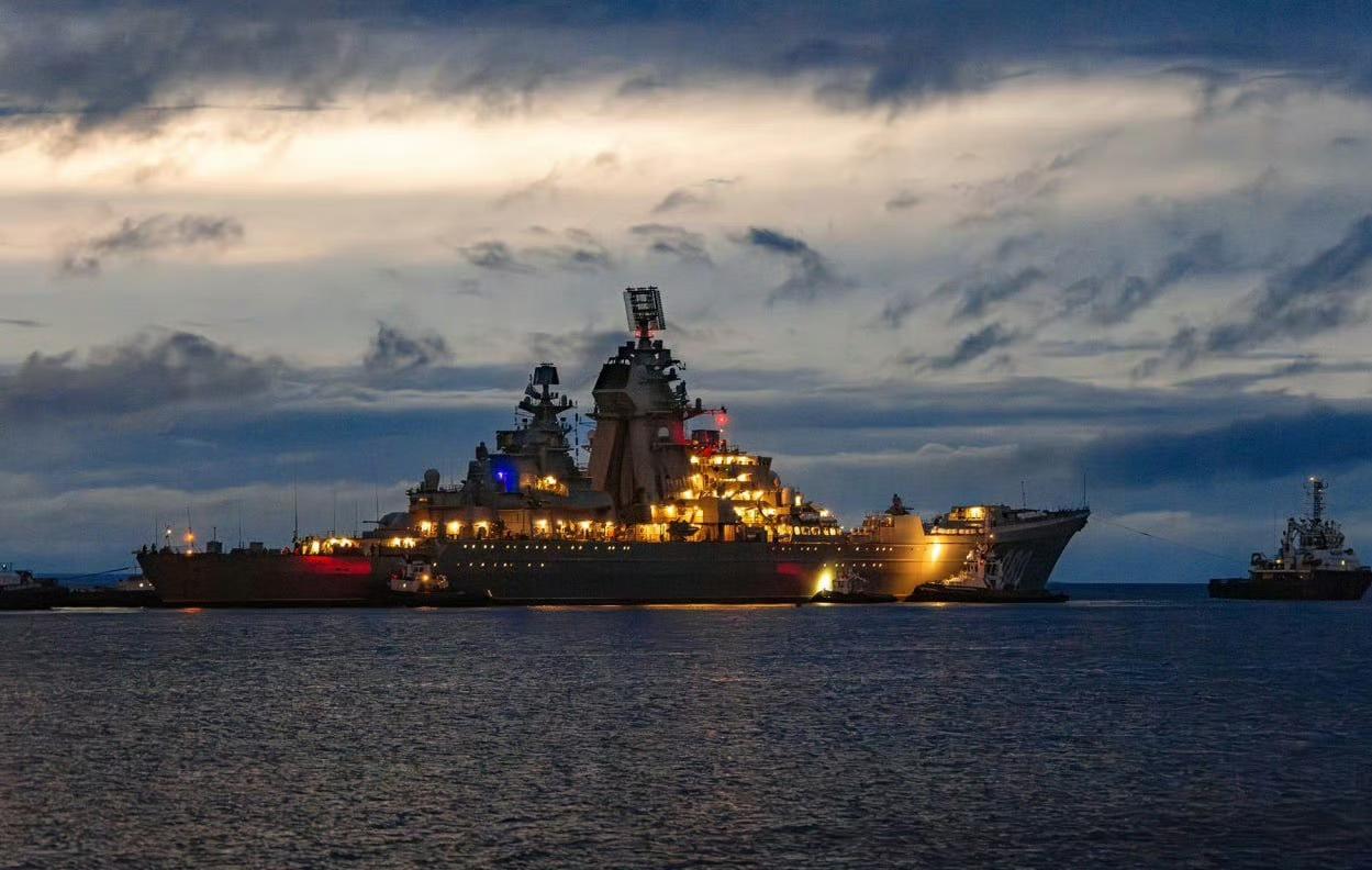 “纳西莫夫海军上将”号重型核动力巡洋舰（北约称战列巡洋舰）新图：这组图是今年8