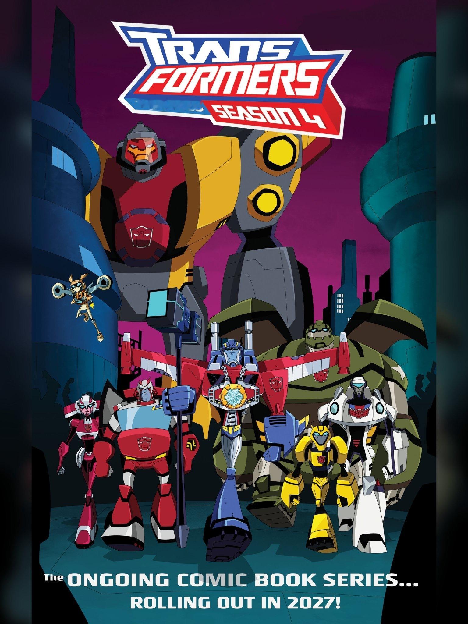 变形金刚新的08动画第4季漫画首张预告海报发布《Transformers：An