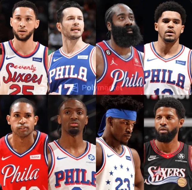 大帝恩比德不能说，他菜，但，他绝对是带队能力最差的MVP。作为MVP，他是N