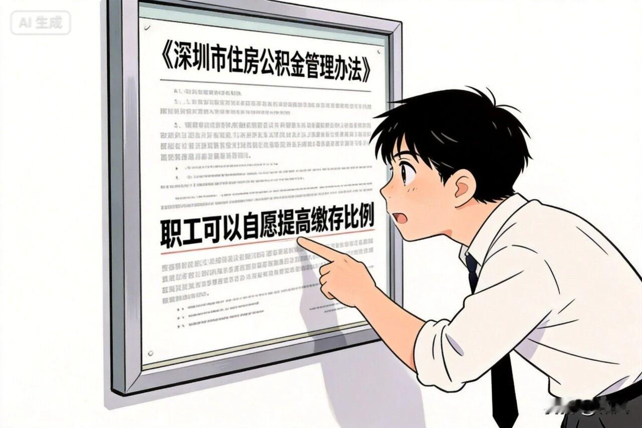 深圳这次的住房公积金优化又有了新的内容：个人可以自愿申请提高缴存比例。为了获