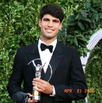 2026劳伦斯奖男女最佳运动员！最佳男运动员：阿尔卡拉斯（男子网球）最佳女