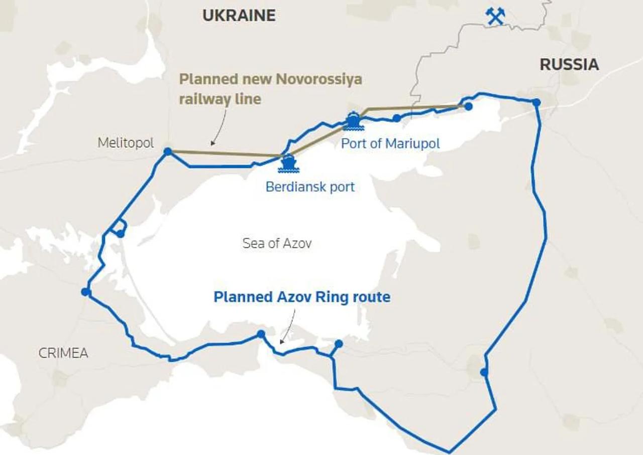 俄控领土修路忙：加强军事管控，充分利用资源路透社此前报道，俄罗斯正系统性地