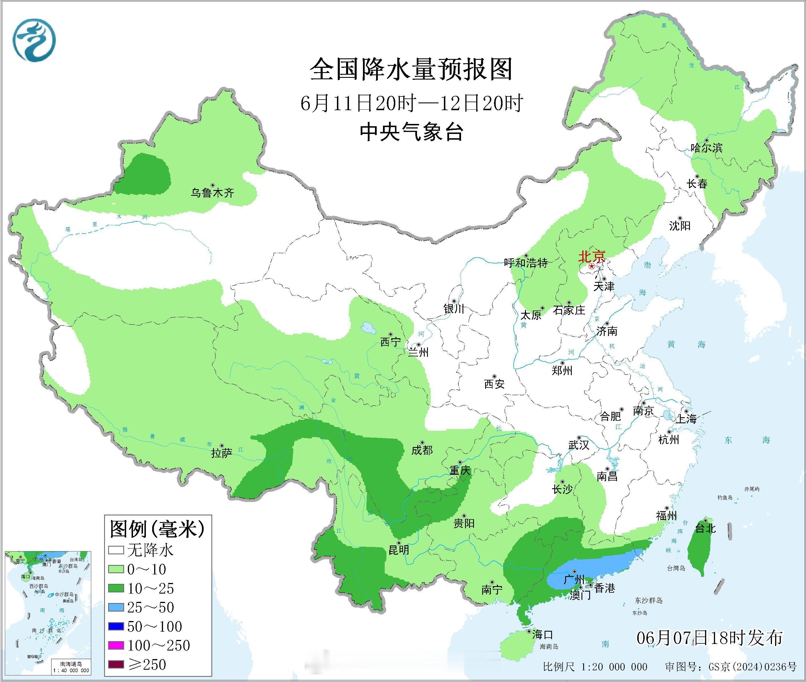 气象观察团未来三天，冷空气推动低空切变线南下，南方地区的强降雨区会逐渐东移南压