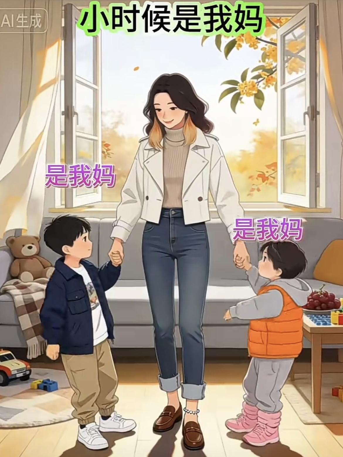 “你说这是谁的妈妈……”[笑着哭]