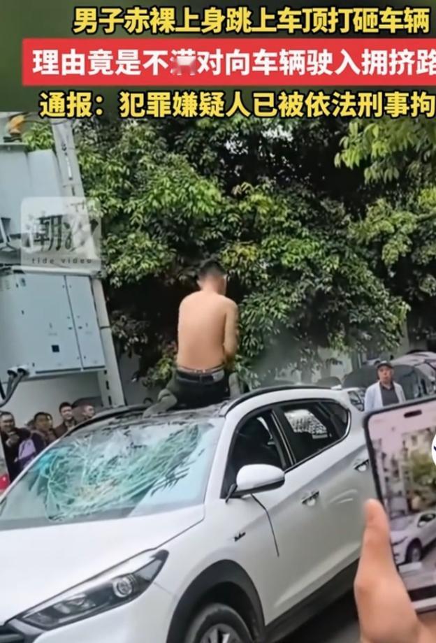 四川阆中这起路怒砸车事件真的太离谱了！4月15日17时许，放学高峰期，顾家井巷本