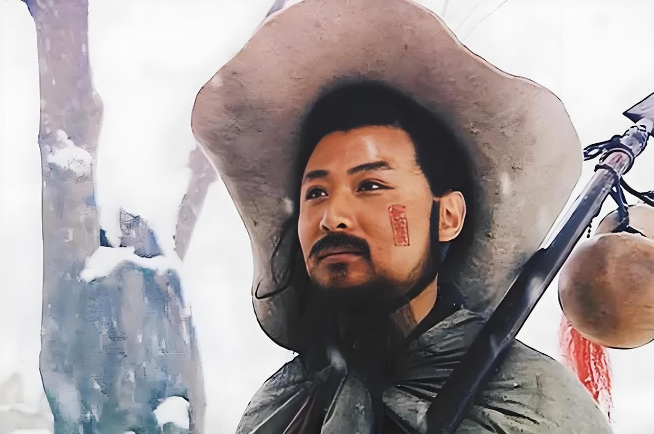 宋江提出招安，武松第一个反对，拿刀要杀宋江！李逵、花荣、王英都站了出来，护在宋江