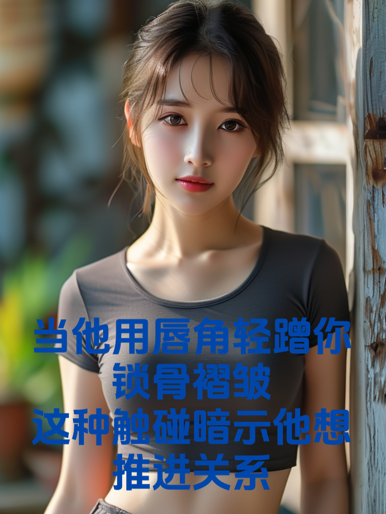 当他用唇角轻蹭你锁骨褶皱：这种触碰暗示他想推进关系