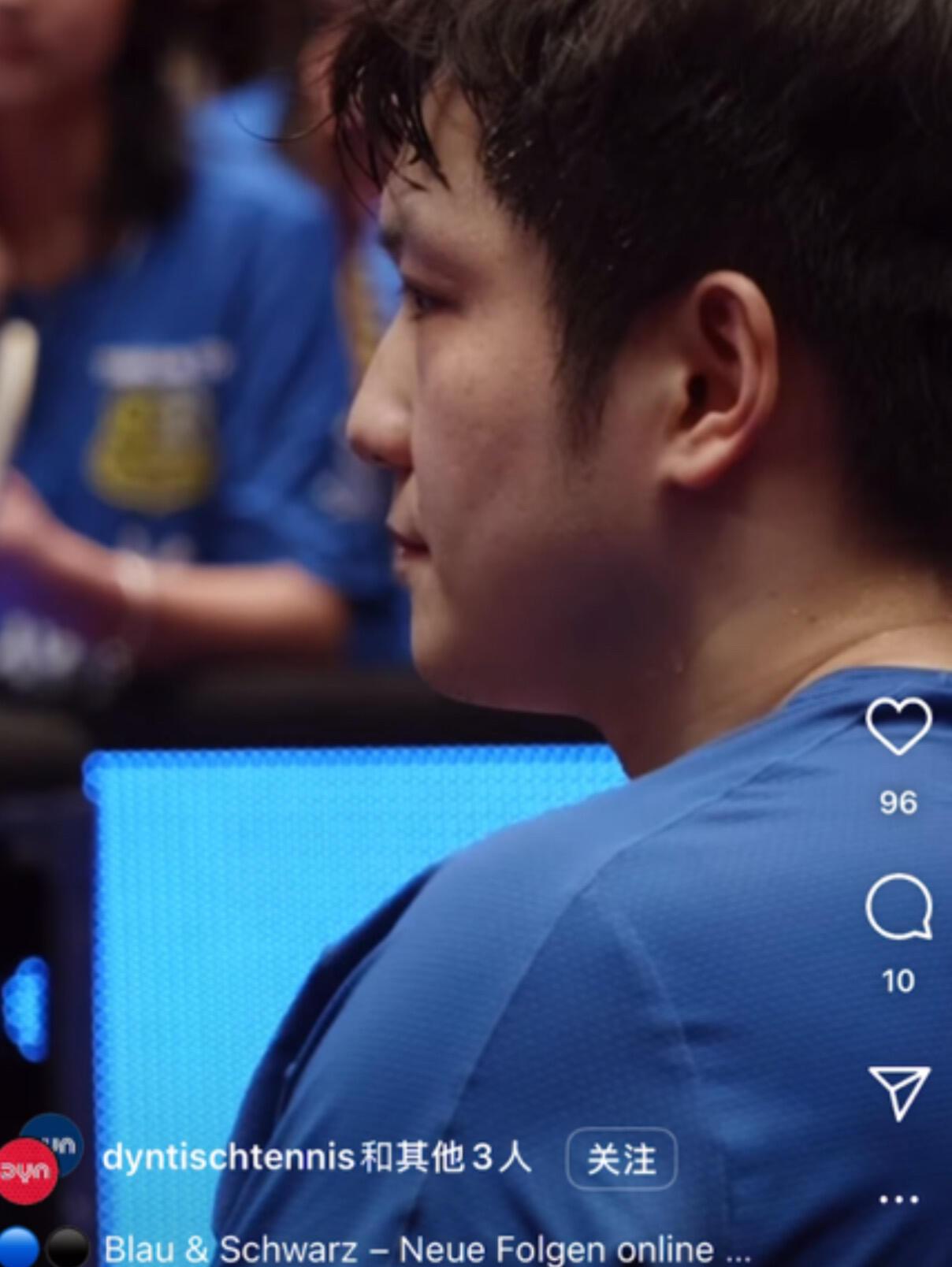 关于樊振东的故事，俱乐部纪录片，《蓝与黑》上线第一集。樊振东的侧脸就让人激动不已