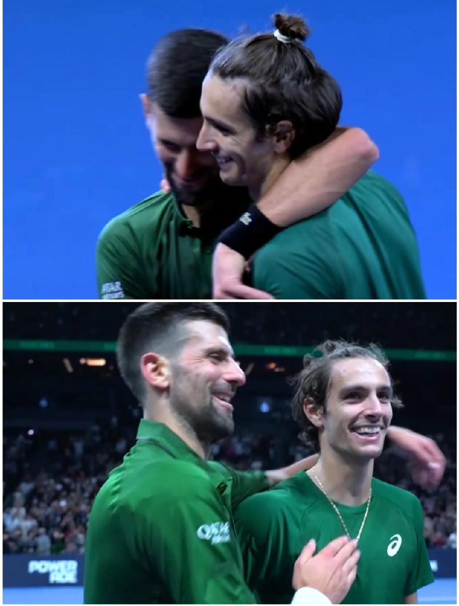 穆塞蒂赛后发文:德约在网前告诉我他不会参加年终！细心网友称:看他们握手说了一堆