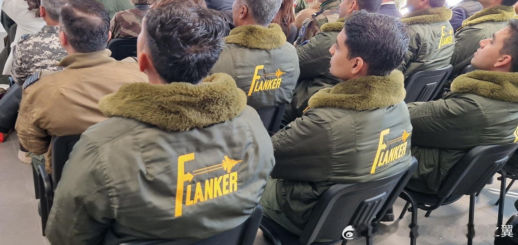 印度空军飞行员在法印迦楼罗军演中穿的毛式侧卫夹克。