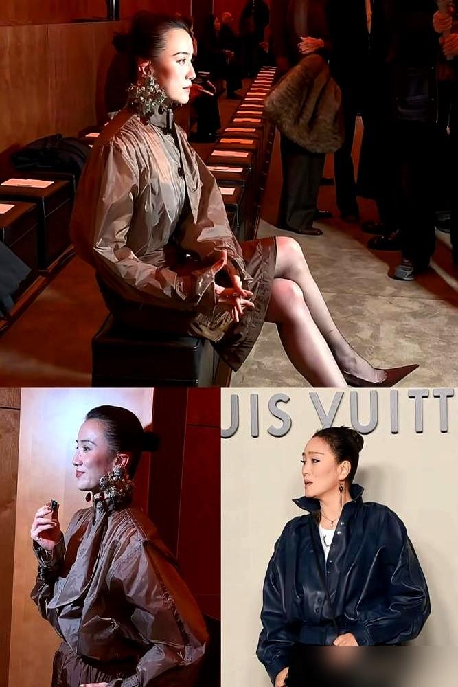 宋佳巴黎红毯被嘲“东施效颦”，原来国际影后巩俐70部硬作，碾压她全部家底！