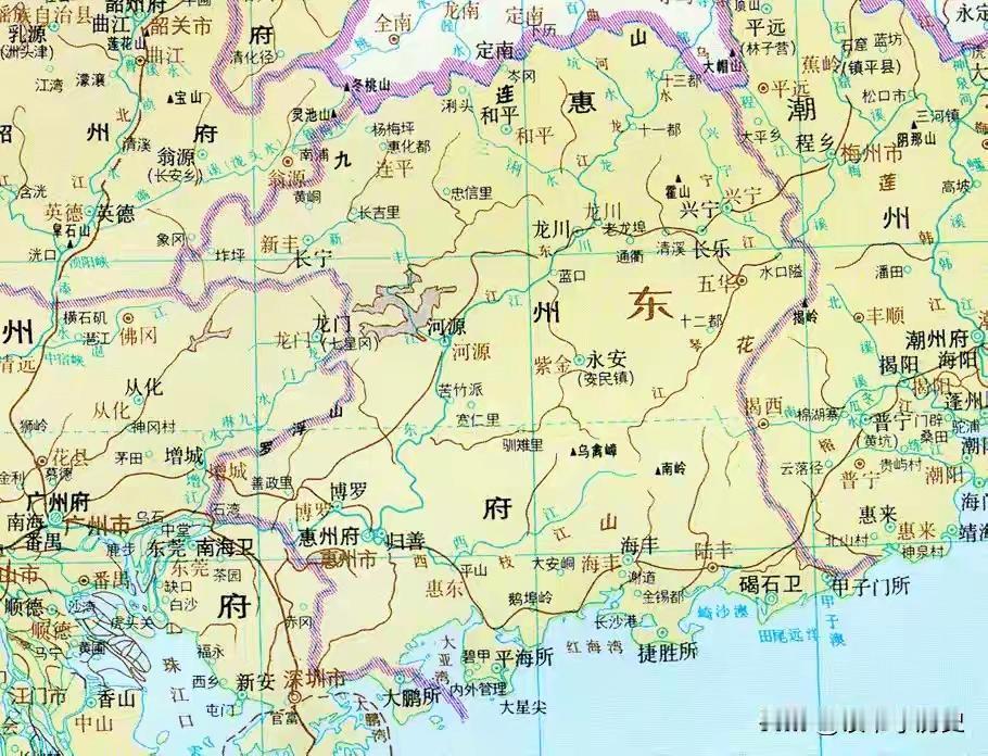 很多人纠结说东莞、深圳曾经是惠州管，很不屑。设惠阳专区的时候，惠州只是一个镇，