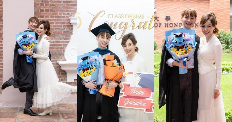 【明報即時】羅霖29歲大仔Nathan獲港大碩士學位為兒子感驕傲羅霖恭喜兒子