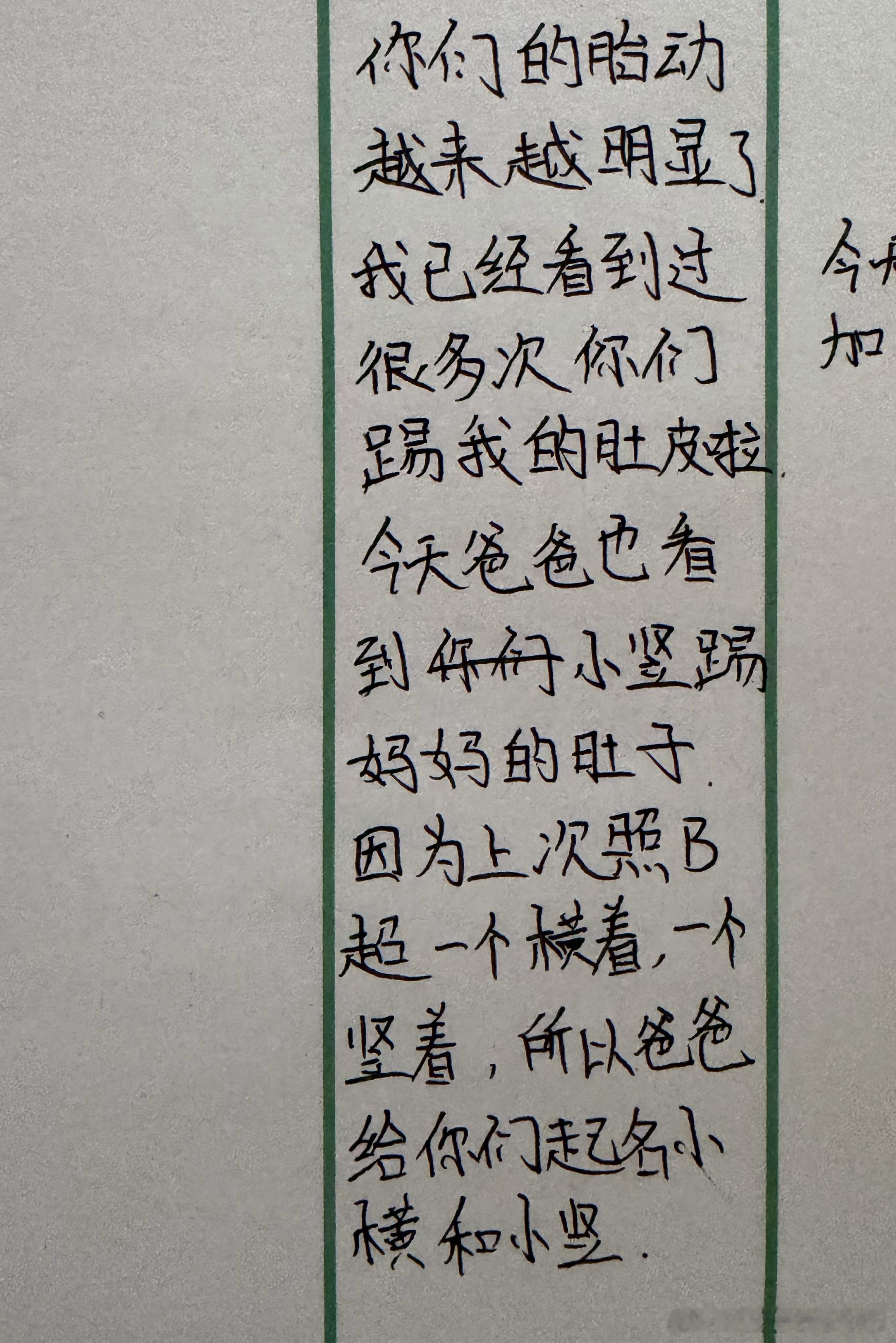 收拾柜子看到怀孕时的记录📝完全不记得以前还起过这个名字了