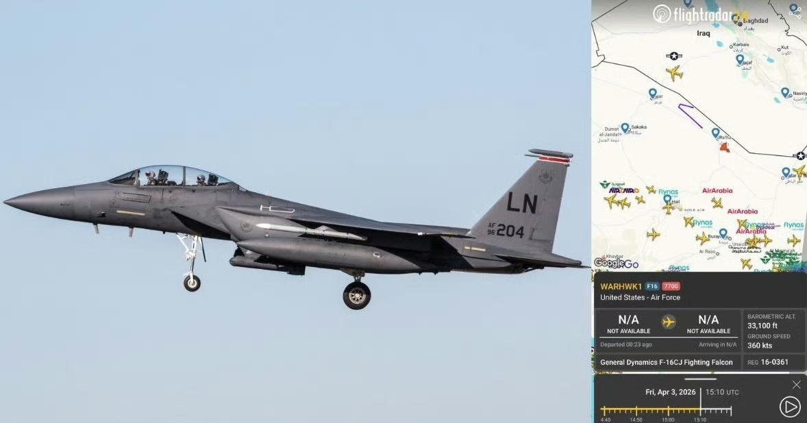 至少三架漂亮国军机被“捅”下地：F-15E“打击鹰”在波斯本土被防空锤下来，双座