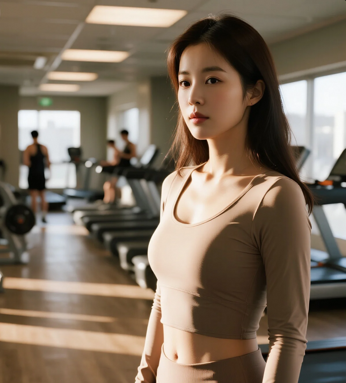 力量与美的完美交融：美女周末健身精彩图集