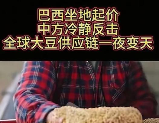 全世界都以为中国是傻瓜，人傻钱多，都在等机会狠狠敲诈中国一笔，巴西大豆握着中国7