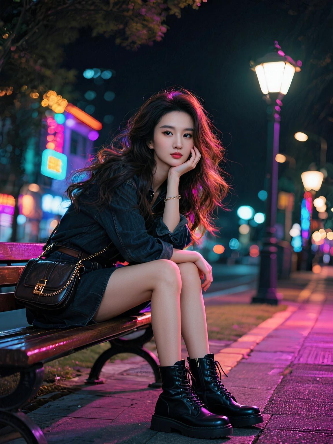 抖音ai创作美女做自己的大女主最美街拍街拍
