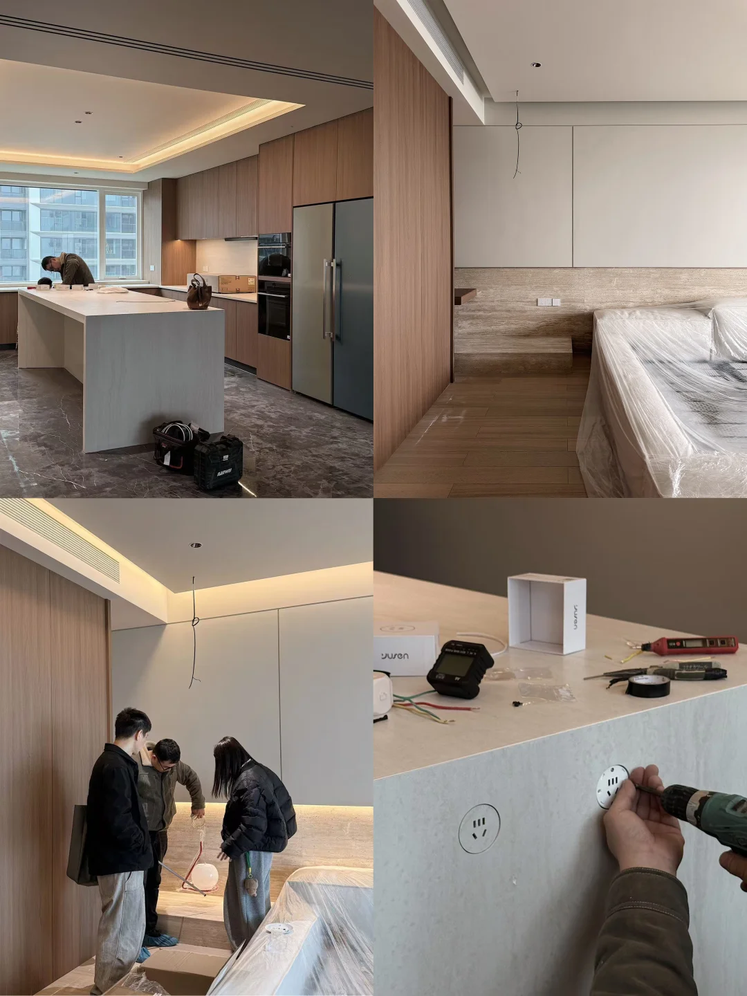 精装大平层改造 ing，这些细节让家质感翻倍