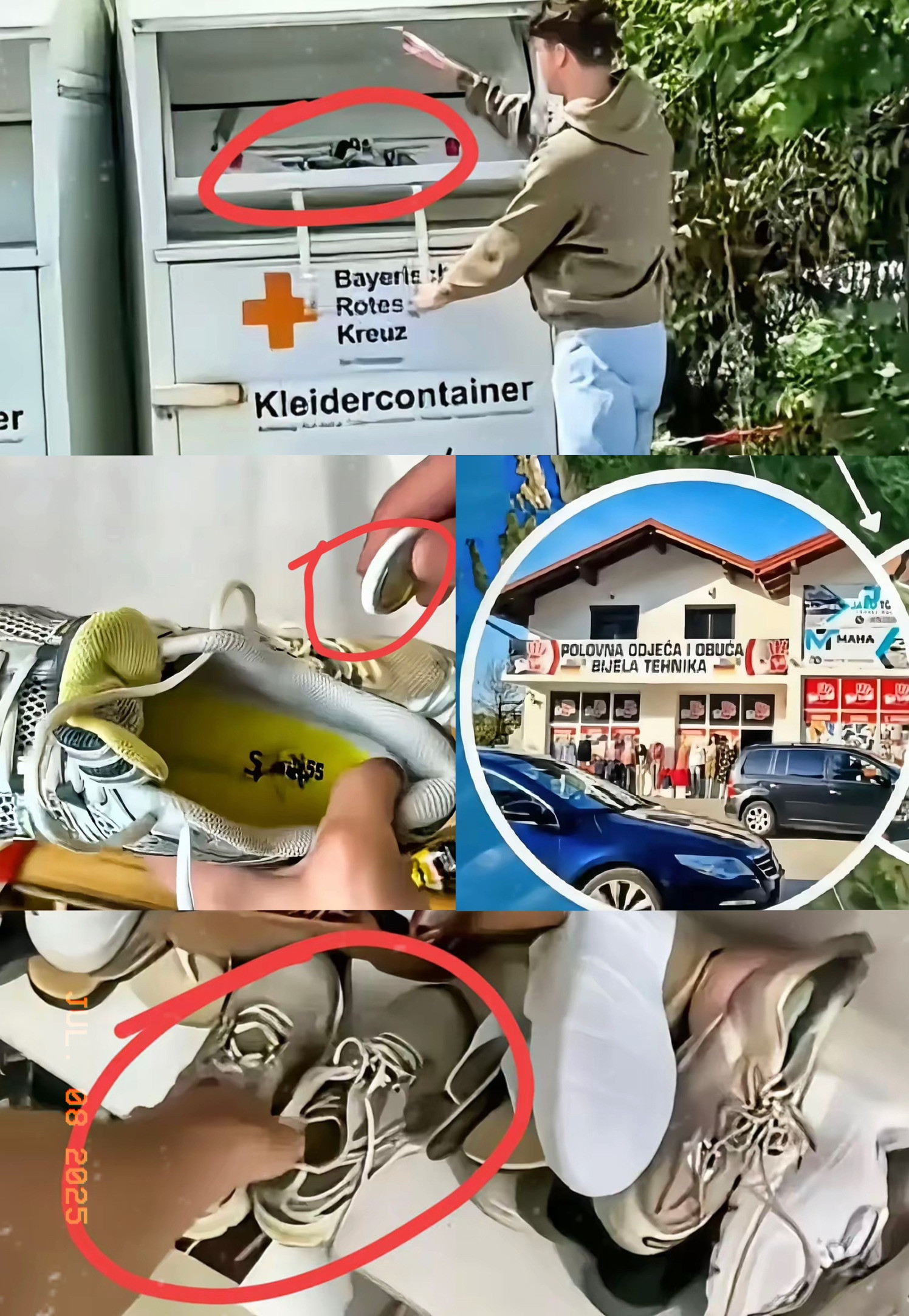 旧鞋环游记：爱心捐赠变二手买卖？你敢信吗？有人捐鞋，结果