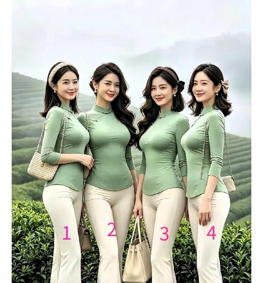 选择题来了，我认为一号最漂亮，你认为哪个最漂亮呢，评论区聊聊！