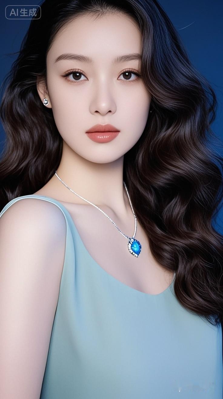梦幻蓝调，优雅气质，A完美女神