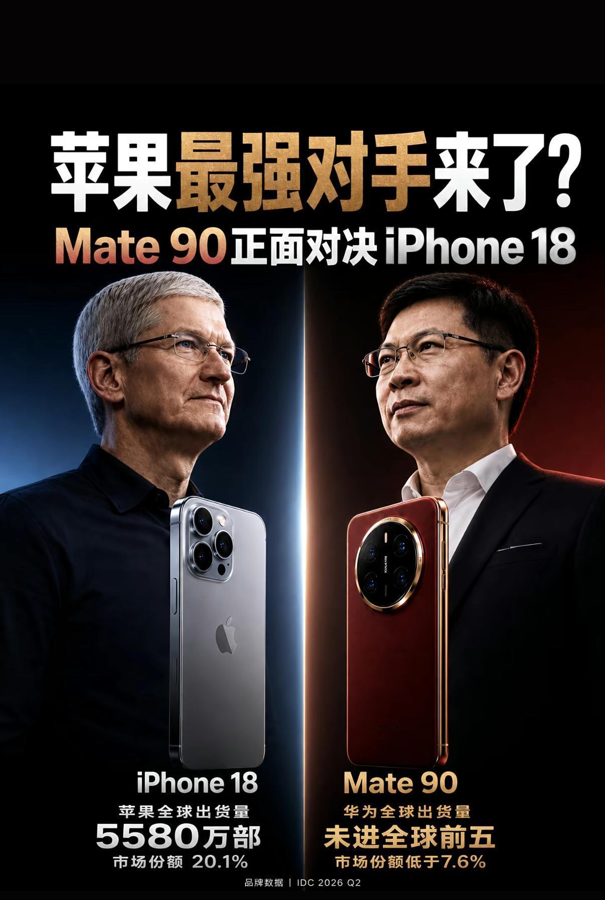 苹果手机的最强对手即将上线，它就是Meta90，将正面对决iPhone18，谁将