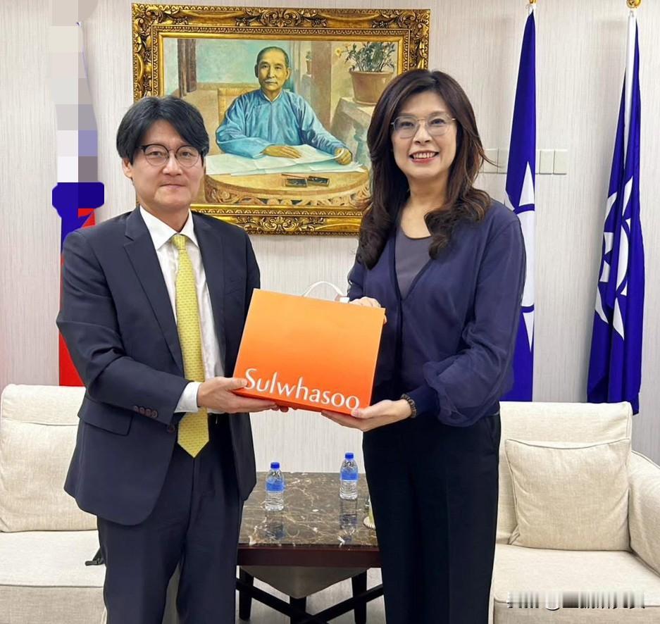 国民党主席郑丽文今（21日）在脸书发文表示，昨日会见韩国驻台北代表高尚郁，双方就