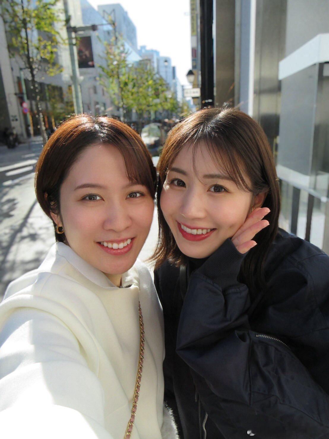 平野美宇和好友志田千阳：“幸福的休息日💛🎶💭💛和最喜欢的千酱一起吃午饭?