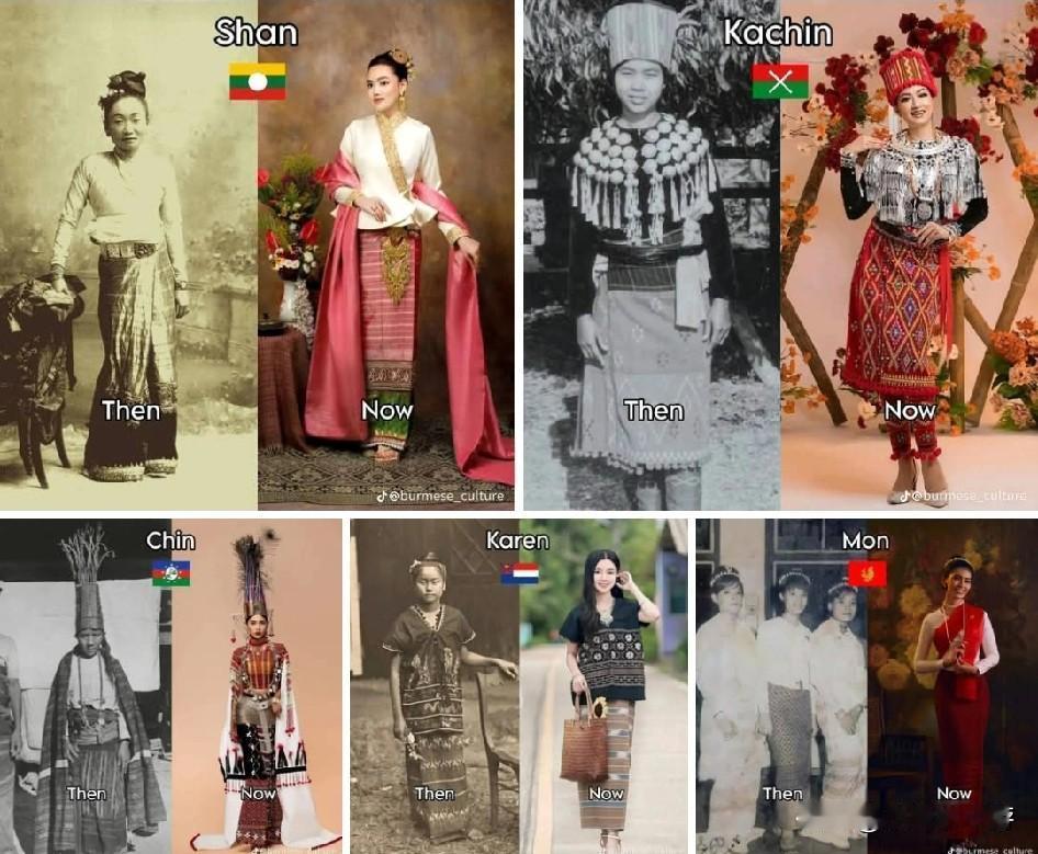 《缅甸族群多样性的传统服饰：过去与现代》缅甸拥有130多个民族，各民族均有