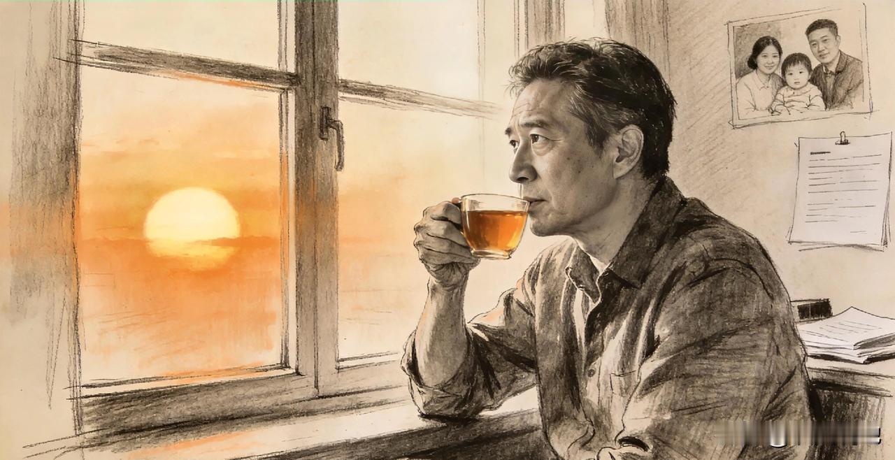 很暖心的一句话：“中年迷茫、力不从心不是你不行，没必要恐慌。人到中年本就多事之秋