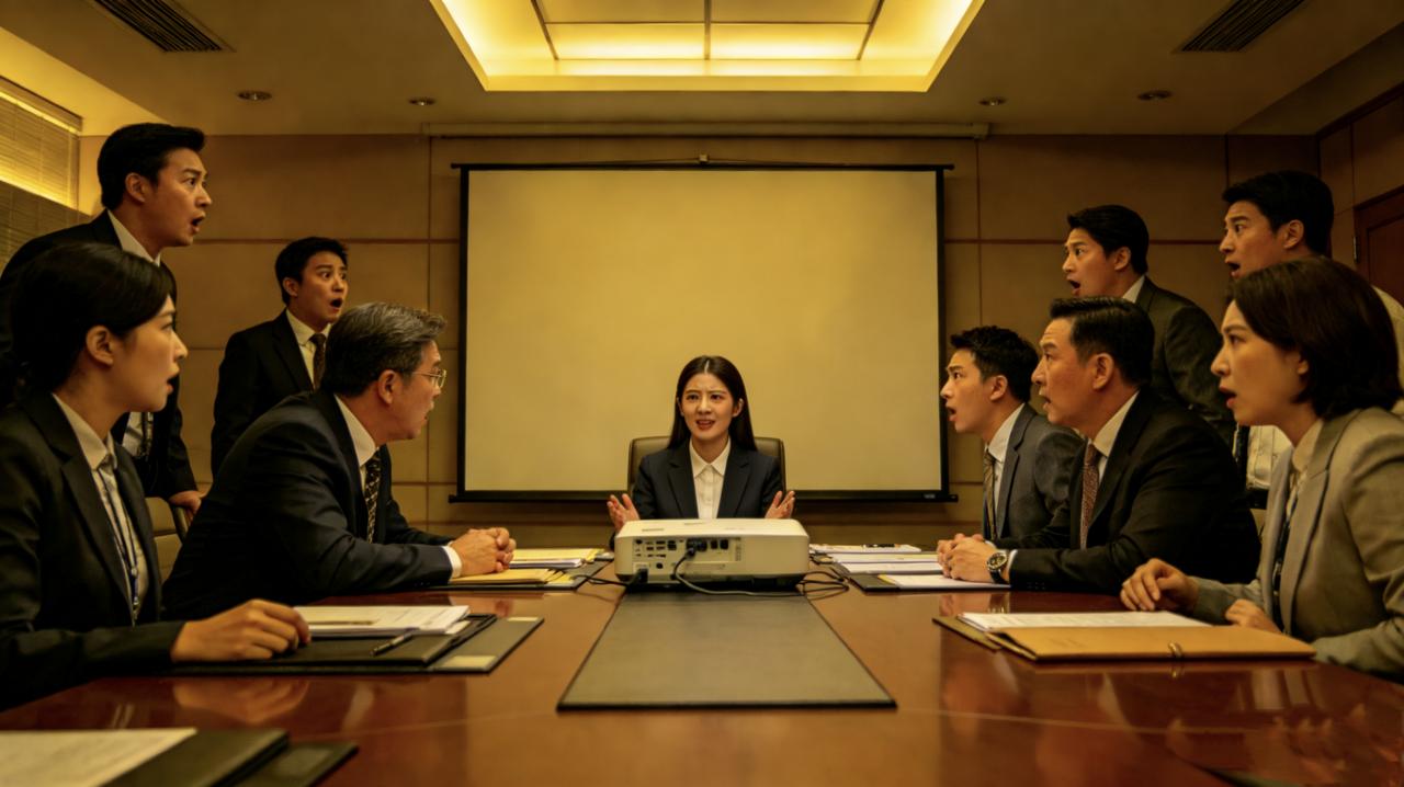 公司来了个实习生，第一天就敢在会上反驳总监。散会后大家都在私聊里猜：三天，最多