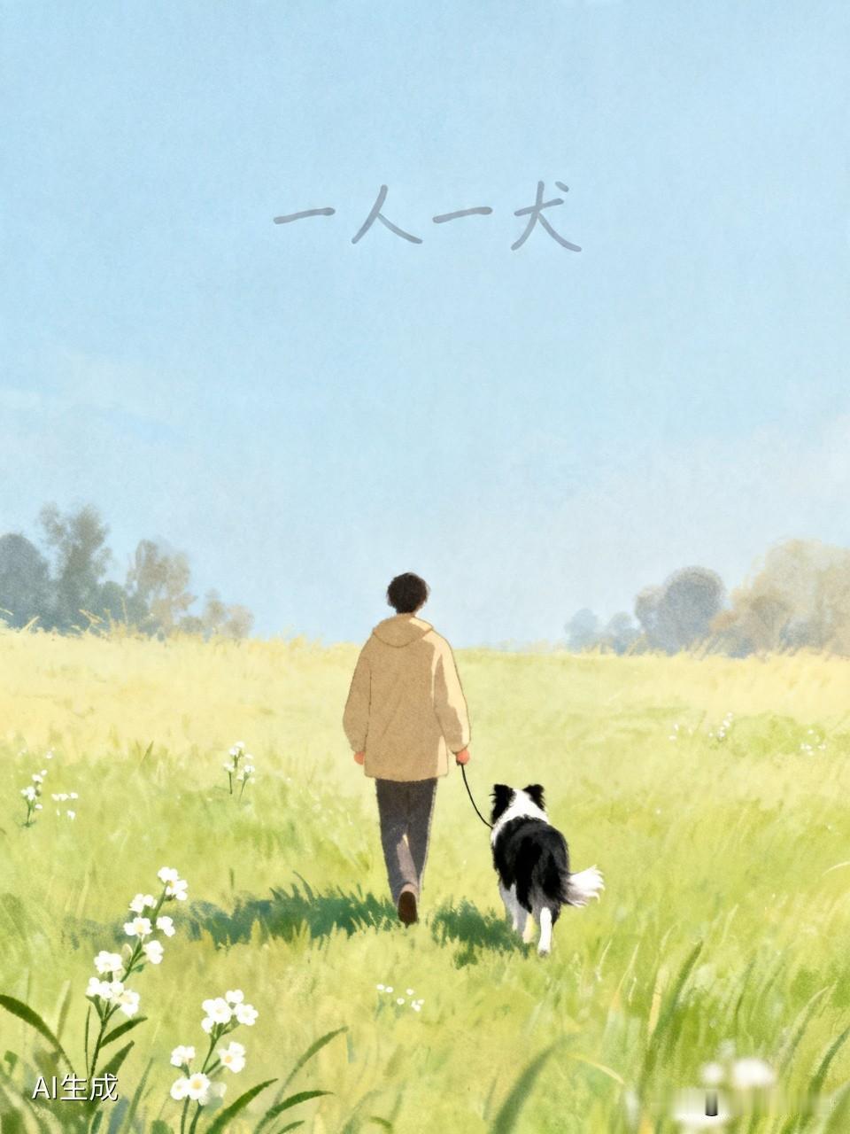 单位一帅哥，快三十了，还没结婚，却养了一只狗，听话又聪明的边牧。追她的女生不少