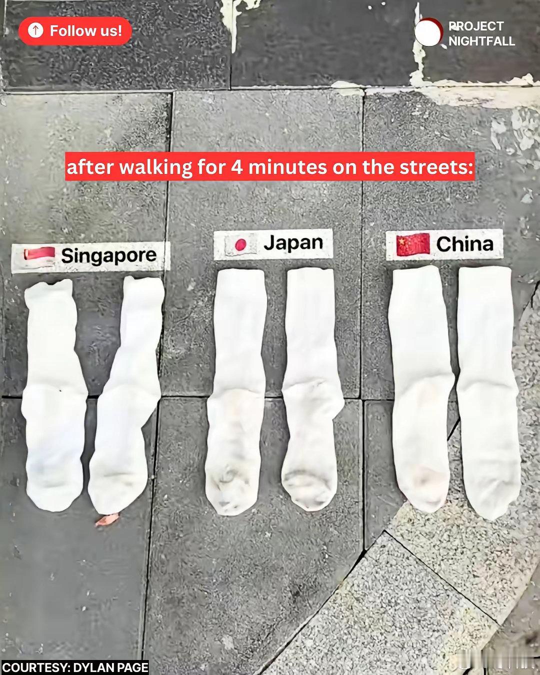 外国博主测试新加坡、日本、中国，哪个国家街道最干净。一个Tiktok博主Dyla