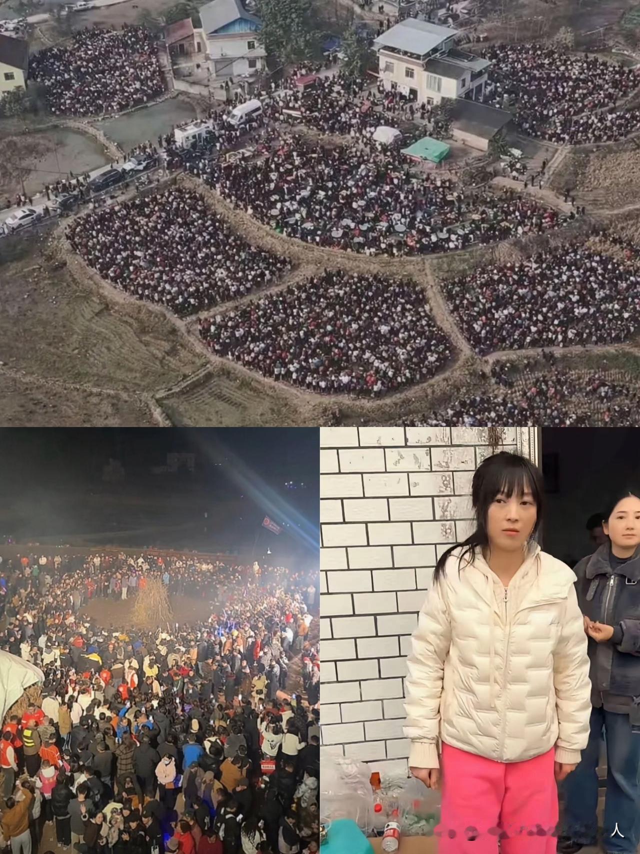 1月12日，呆呆家杀猪饭的热度持续攀升，场面的火爆程度也超出了想象。当天现场直接