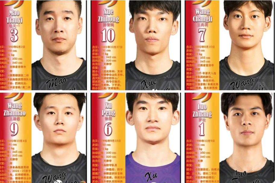 天津食品集团男排夺冠一半主力队员，都是天津青训自己培养出来的队员。