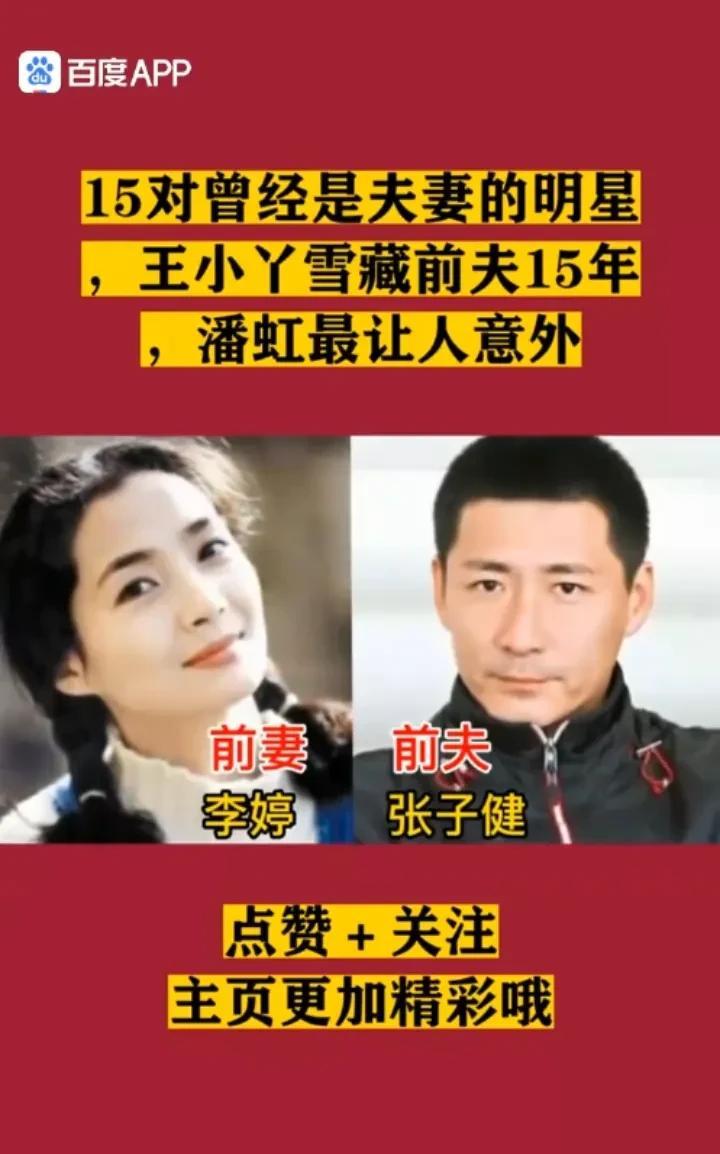 15对曾经是夫妻的明星