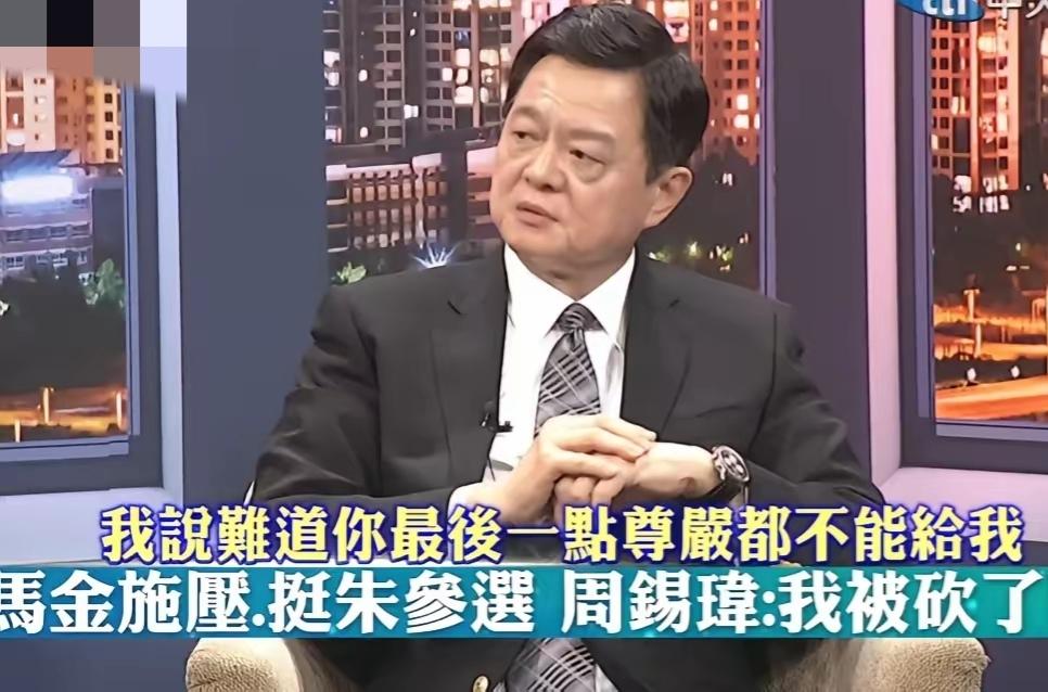 周锡玮对马英九等人和国民党的失望终于忍不住了！近日，国民党内部严重撕裂，公开