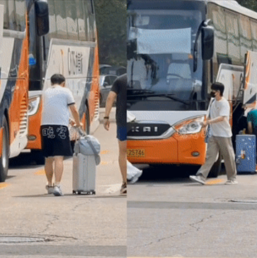 国乒出发美国参加大满贯了，怎么感觉今天莎莎的箱子好像放了不少东西的样子倒是大头