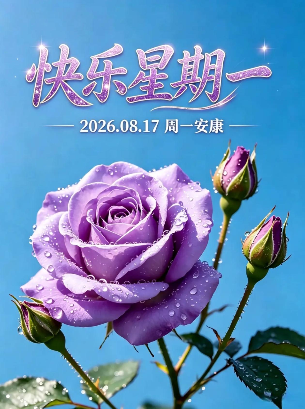 2026./8月17日，清风染秀景，浅秋入画廊周一早安