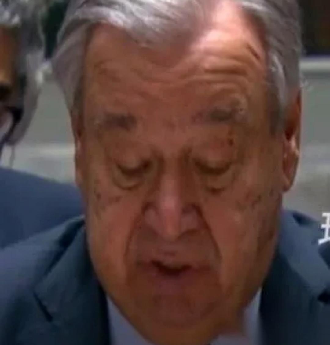 我勒个去！一大早刷到联合国秘书长这条声明，直接给我整精神了！没想到之前一直都是