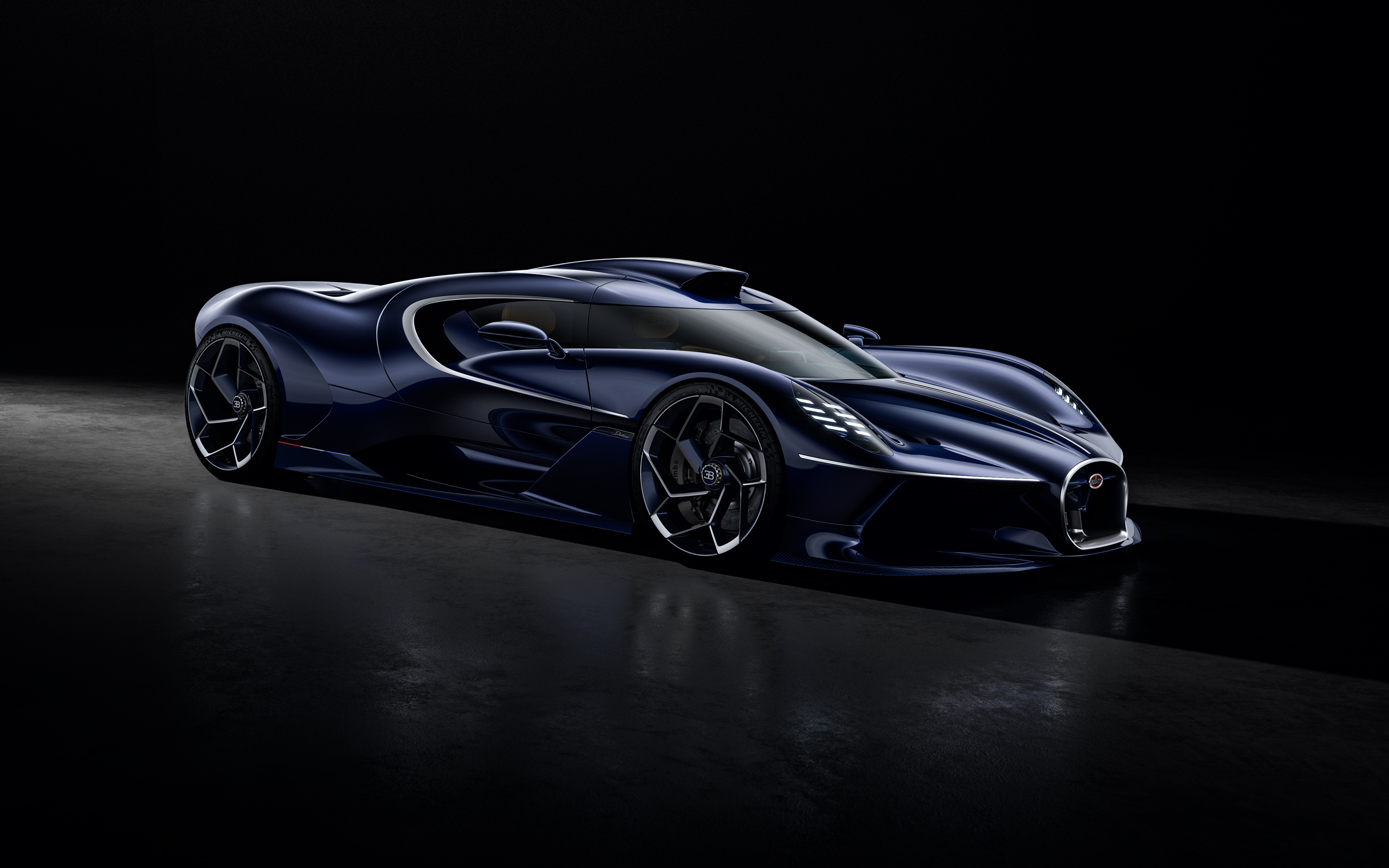 BugattiDestrier布加迪第三款孤品定制车型基于Bolide